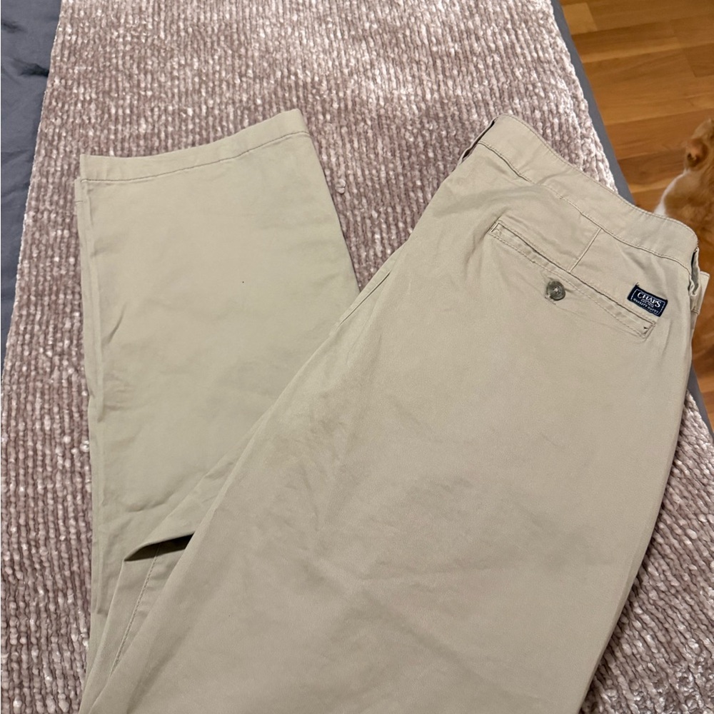 Chaps Men's Khaki Chinos